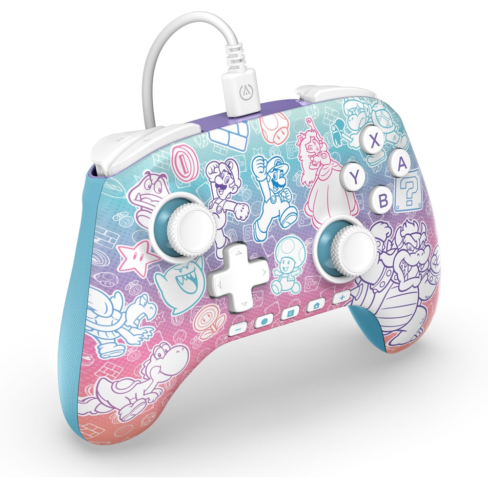 Controller POWERA Advantage pentru Nintendo Switch 2, Mushroom Kingdom