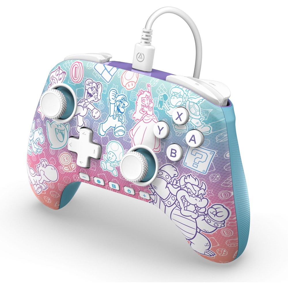 Controller POWERA Advantage pentru Nintendo Switch 2, Mushroom Kingdom
