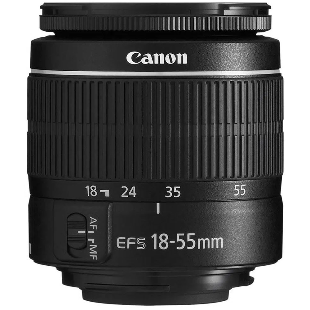 Aparat foto DSLR CANON EOS 2000D, 24.1 MP, Wi-Fi, negru + Obiectiv 18-55mm EF-S DC III