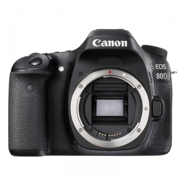 Aparat foto DSLR CANON EOS 80D, 24.2 MP, Wi-Fi, negru, Body
