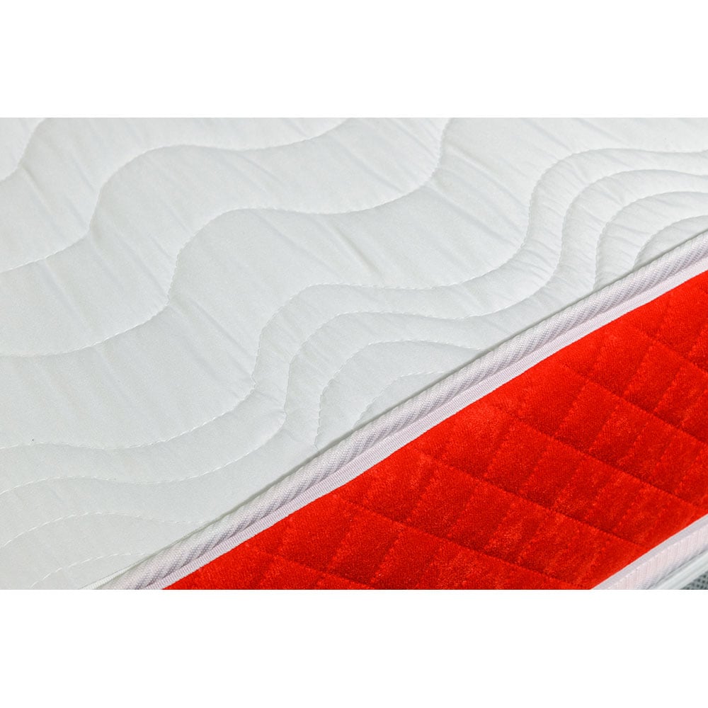 Saltea ortopedica BEST SLEEP Fantasy Red DoubleSide, 180 x 200 cm, Spuma poliuretanica, Grad ferm, sistem aerisire, antibacteriana