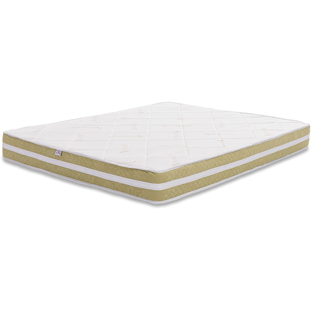 Saltea ortopedica BEST SLEEP Memory Energy Bambus 12+2+6 cm, 180 x 200 cm, Spuma cu memorie, Fermitate medie, aerisire 3D Air, fibra cocos