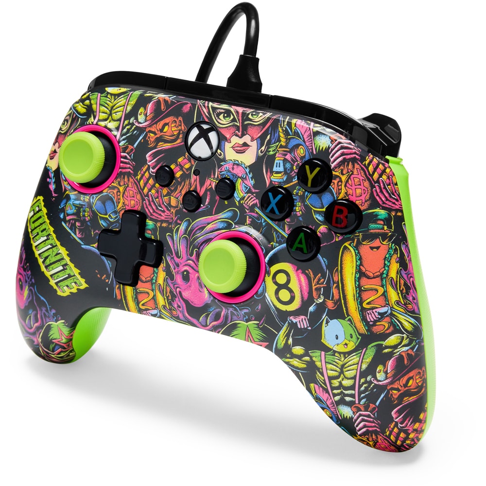 Controller POWERA Advantage, Xbox Series X/S, PC, Fortnite Glow