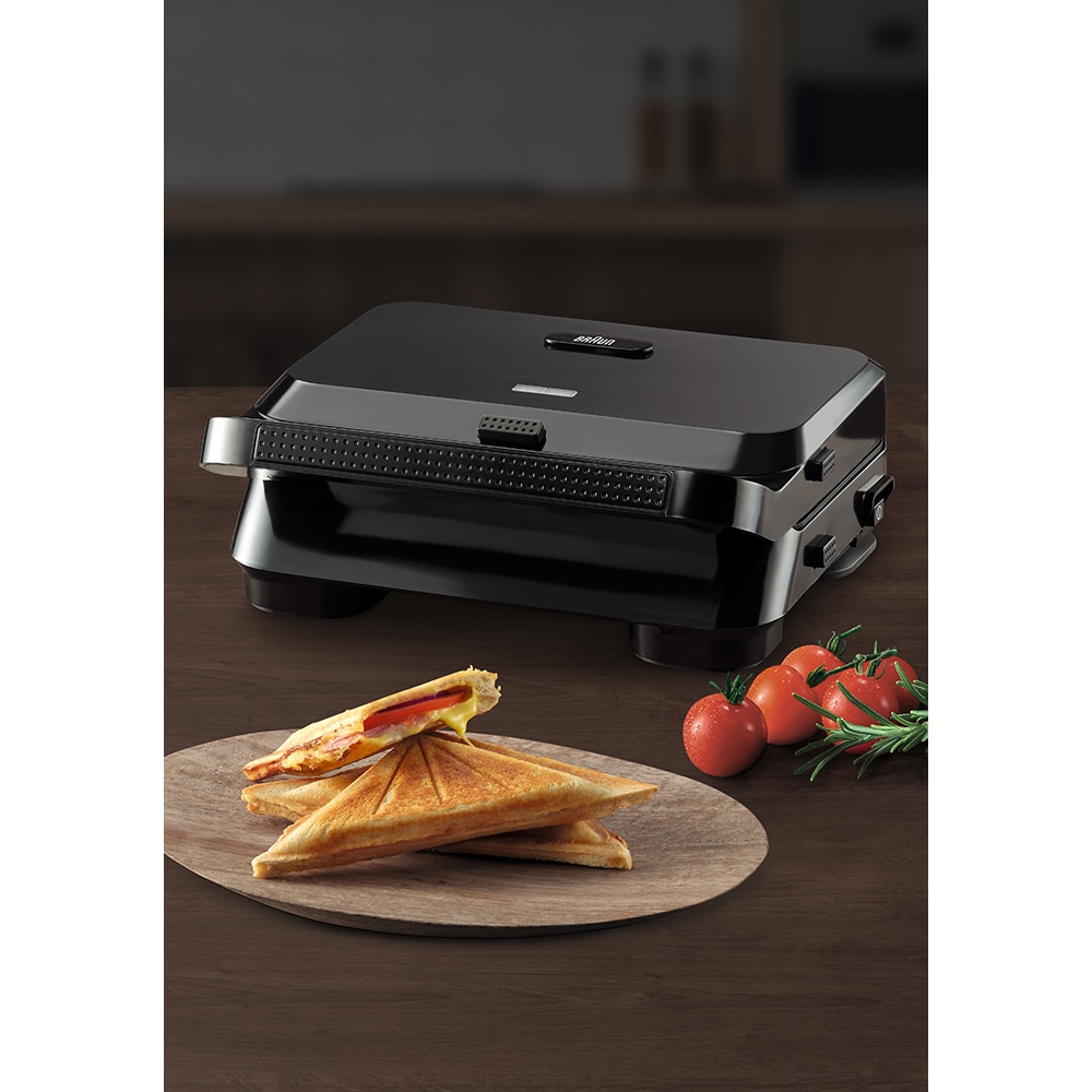 Sandwich maker BRAUN SnackMaker 5 SM5000, 800W, negru