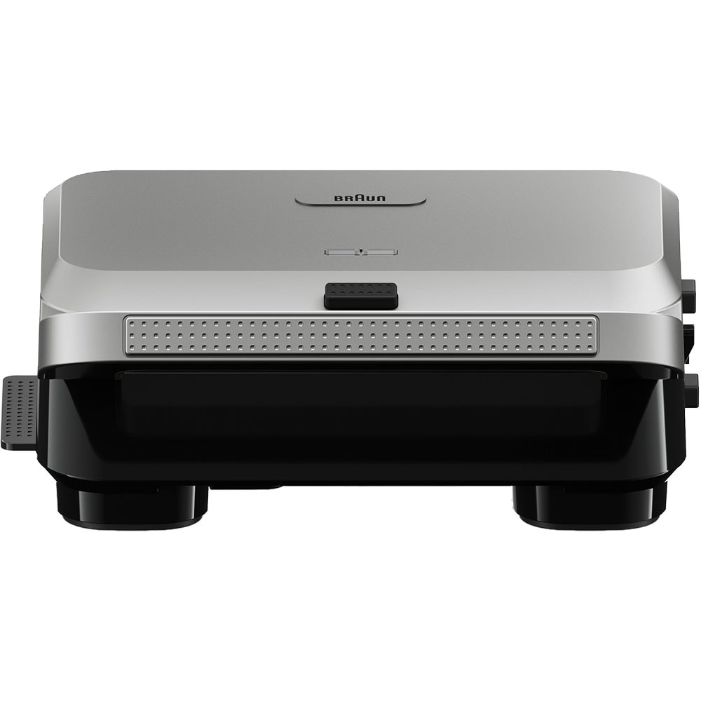 Sandwich maker BRAUN SM5006, 800W, 2 placi detasabile, negru-argintiu