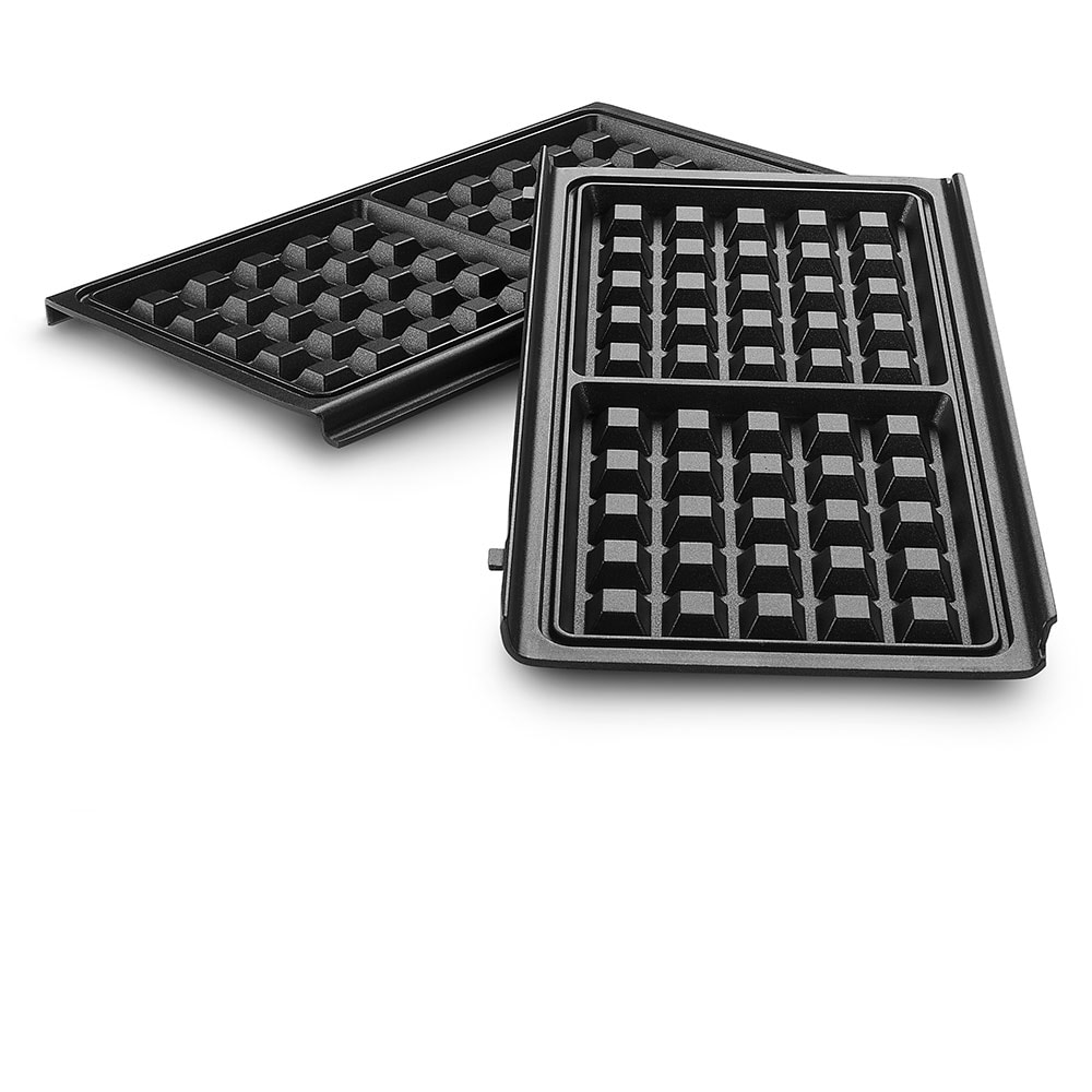 Sandwich maker BRAUN SM5006, 800W, 2 placi detasabile, negru-argintiu