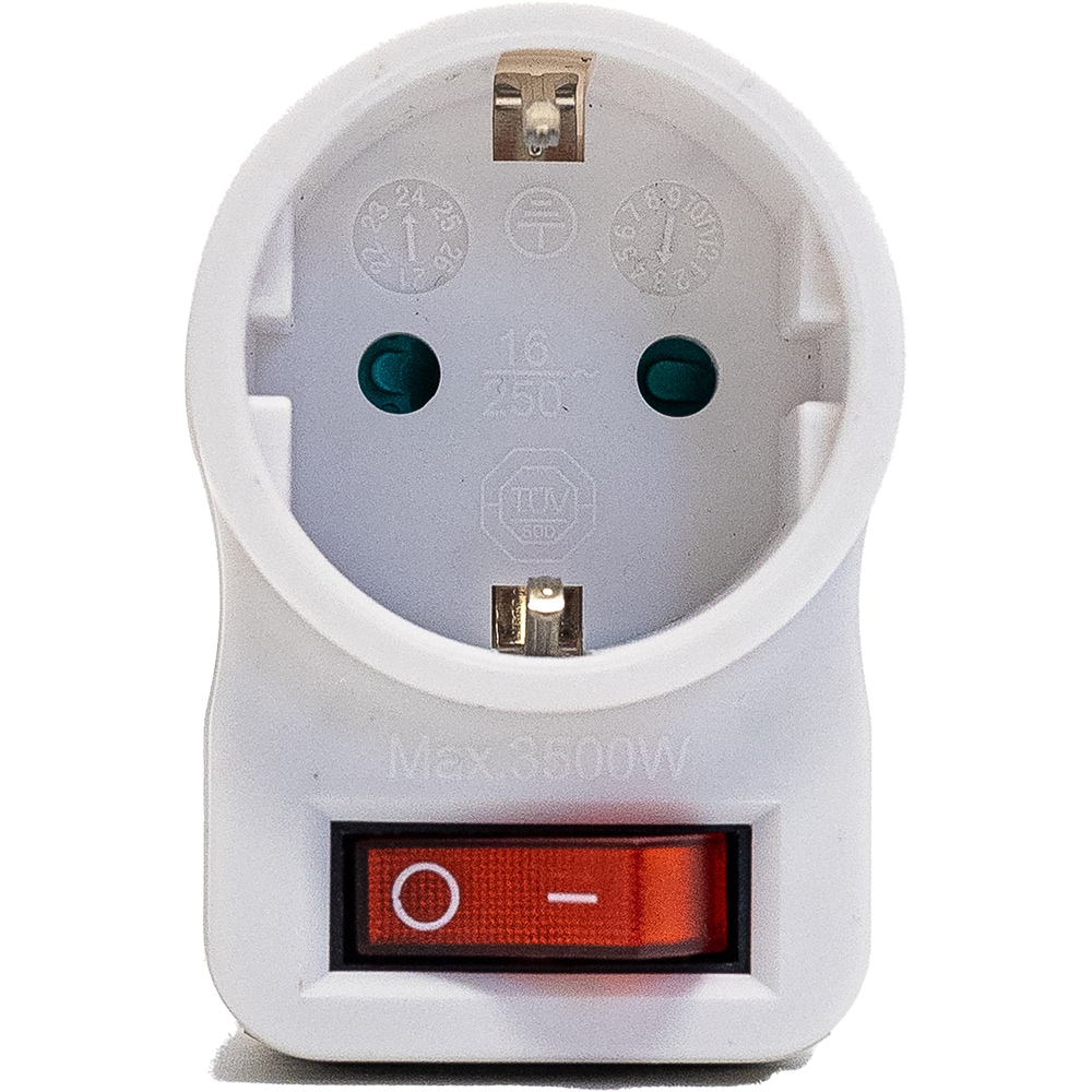 Adaptor priza STROHM, IP20, 3680W, alb