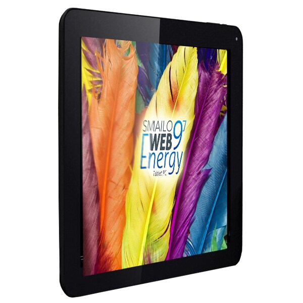 Tableta SMAILO Web Energy 9.7, Wi-Fi, Dual Core Cortex A9 1.5GHz, 8GB, 1GB DDR, Android 4.1, negru