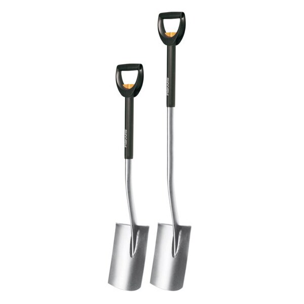 Cazma telescopica pentru gradina FISKARS SmartFit 131310, varf rotunjit, 105-125cm, otel