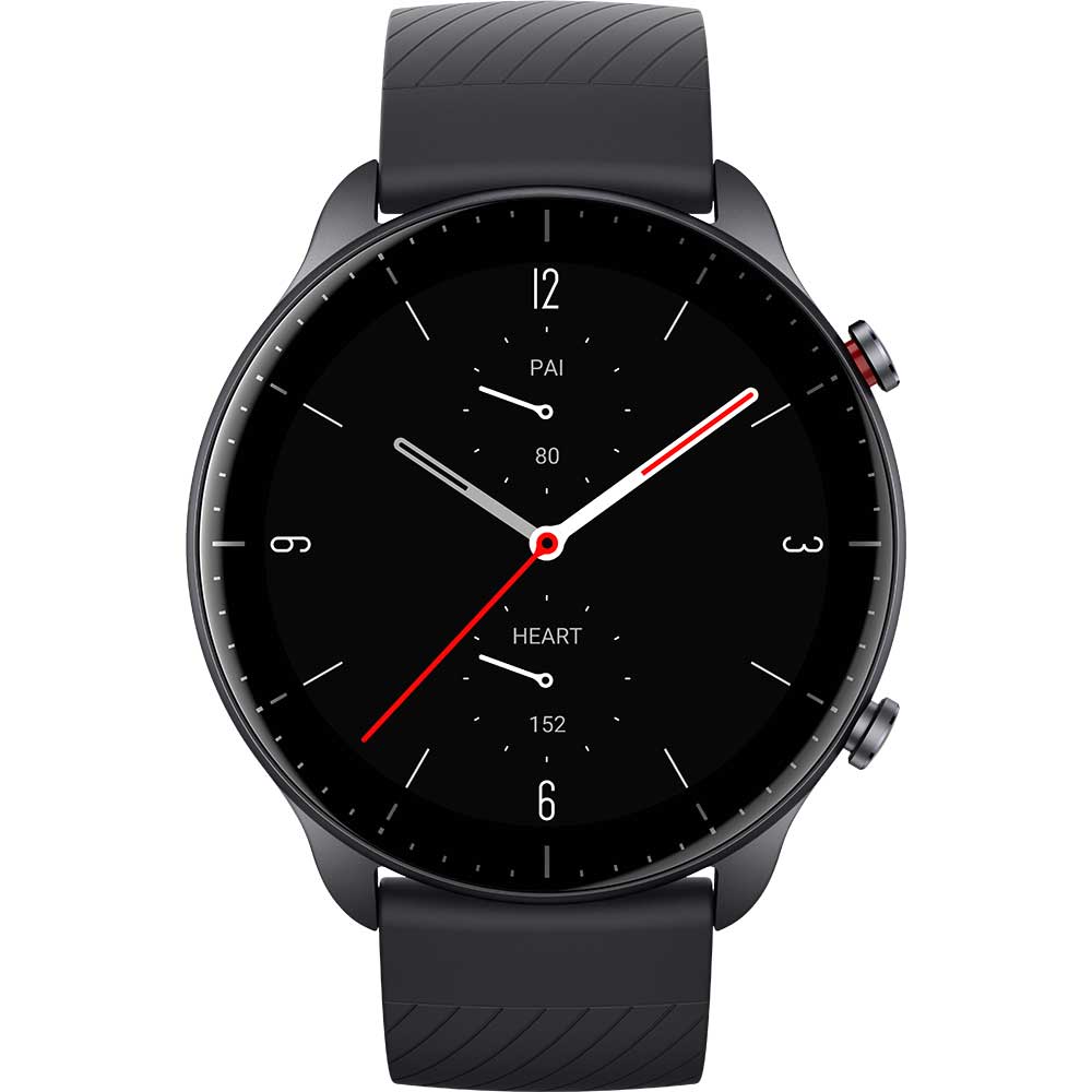 Smartwatch AMAZFIT GTR 2 Sport Edition, GPS, Wi-Fi, Android/iOS, Obsidian Black Silicone Strap