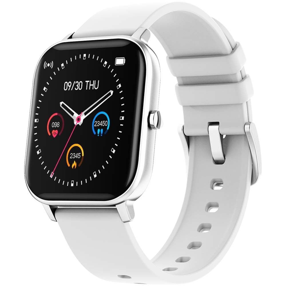 Smartwatch CANYON Wildberry CNS-SW74SS, Android/iOS, alb