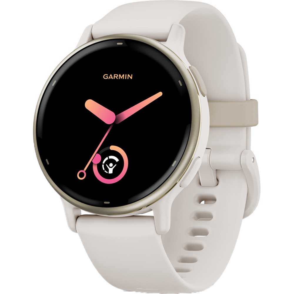 Smartwatch GARMIN Vivoactive 5 42mm, Wi-Fi, GPS, Android/iOS, silicon, Ivory/Cream Gold