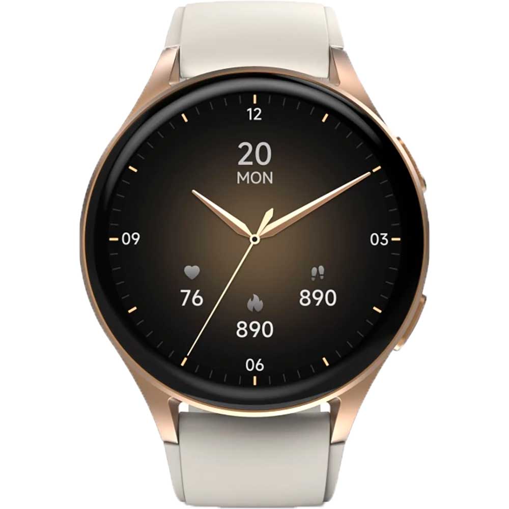 Smartwatch HAMA 8900, Android/iOS, GPS, silicon, bej/auriu