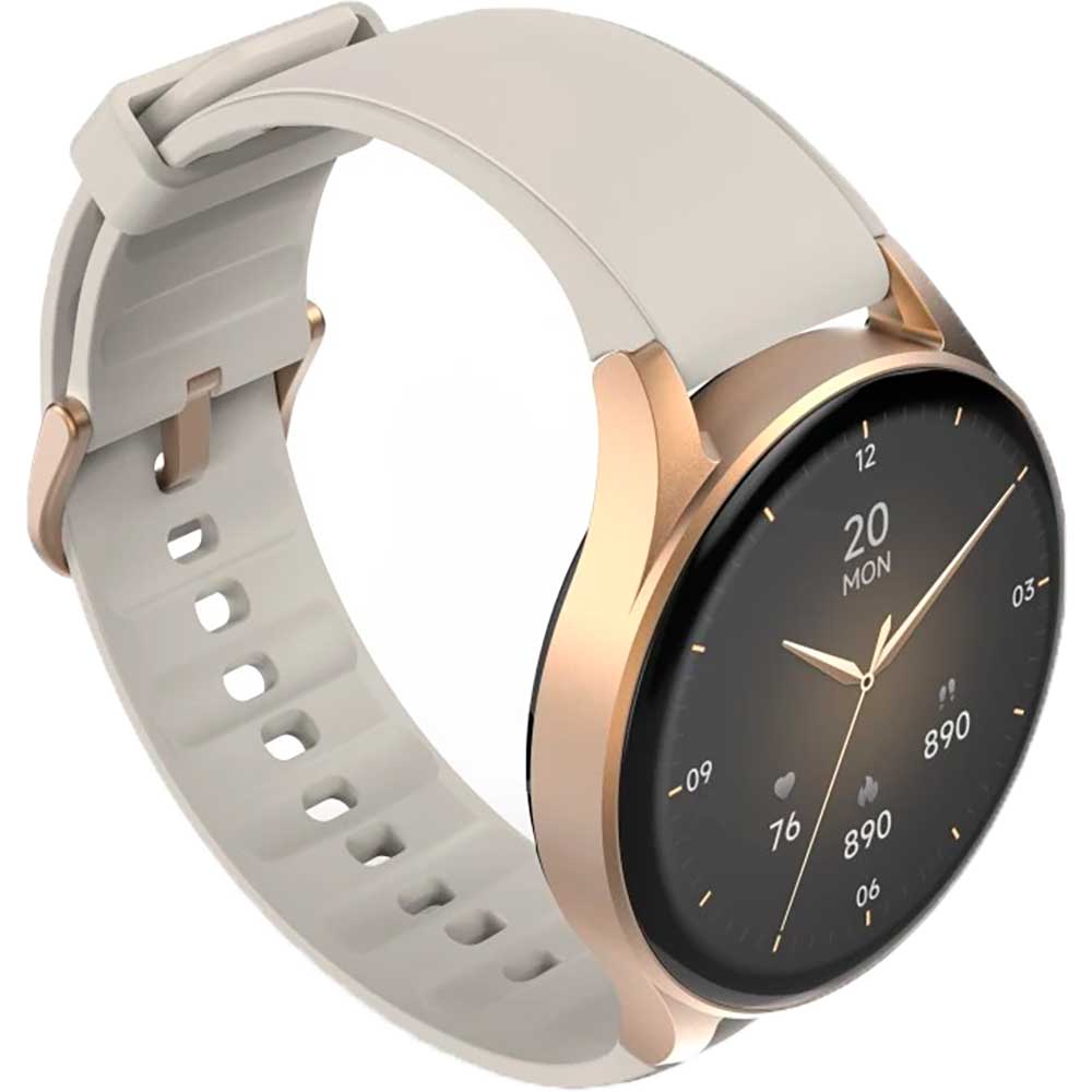 Smartwatch HAMA 8900, Android/iOS, GPS, silicon, bej/auriu