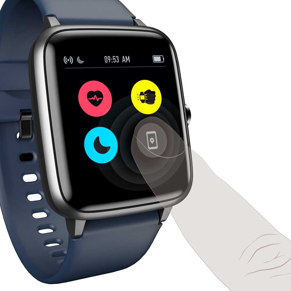 Smartwatch HAMA Fit Watch 4900, Android/iOS, albastru inchis