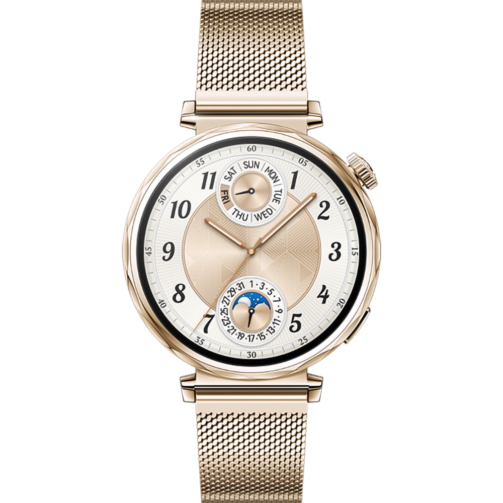 Smartwatch HUAWEI Watch GT 5 41mm, GPS, Android/iOS, Gold Milanese Strap