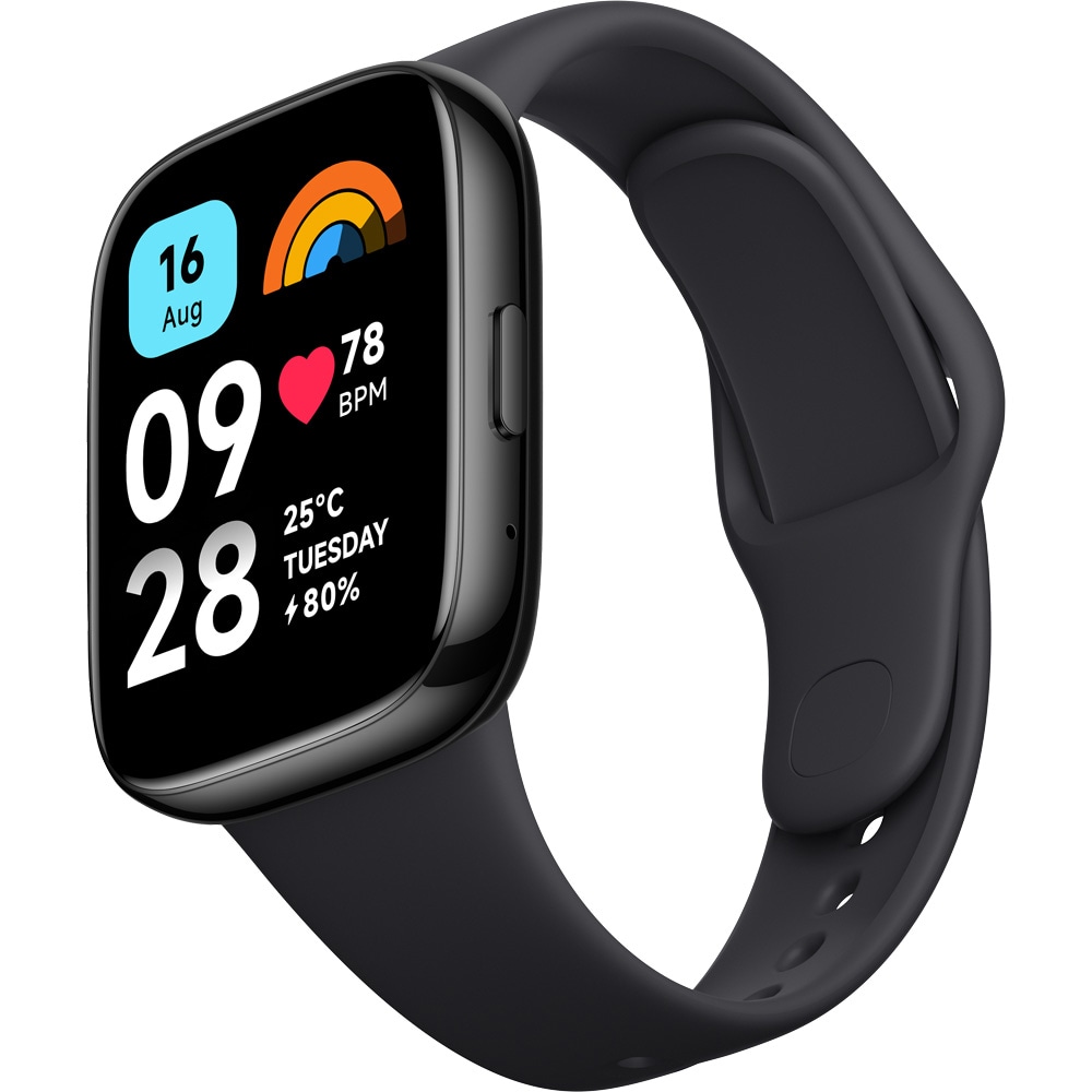 Smartwatch XIAOMI Redmi Watch 3, GPS, Android/iOS, Black