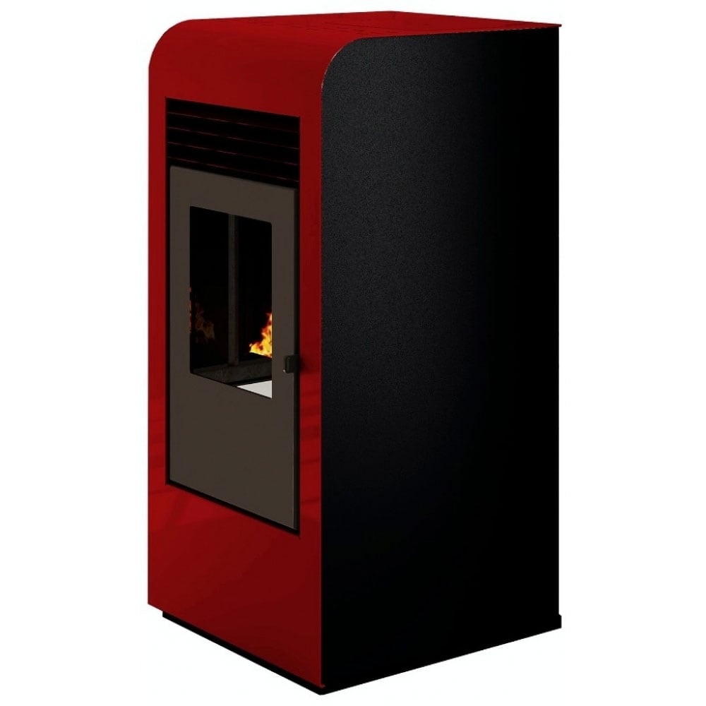 Termosemineu pe peleti GIADA Blood, 9.5 kW, rosu