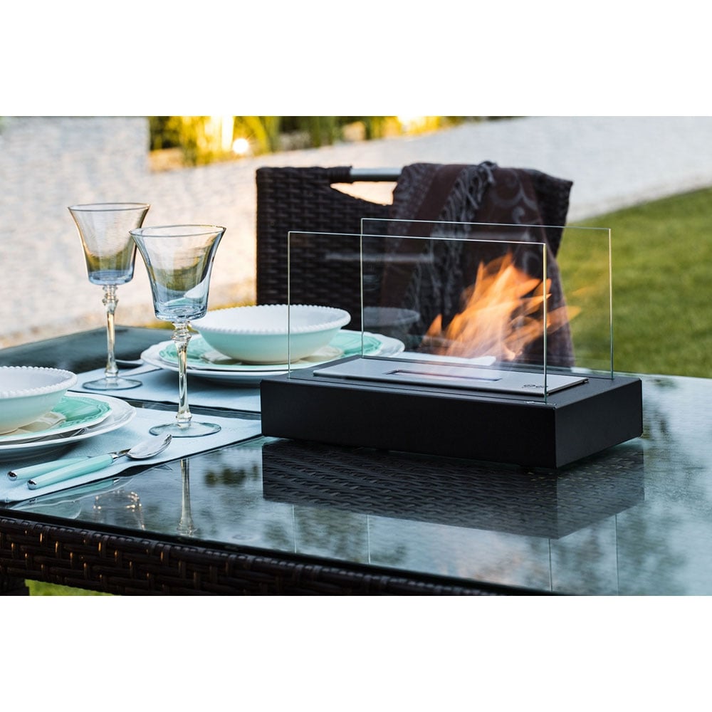 Semineu bioetanol KRATKI Hotel S Mobil, 0.3l, negru