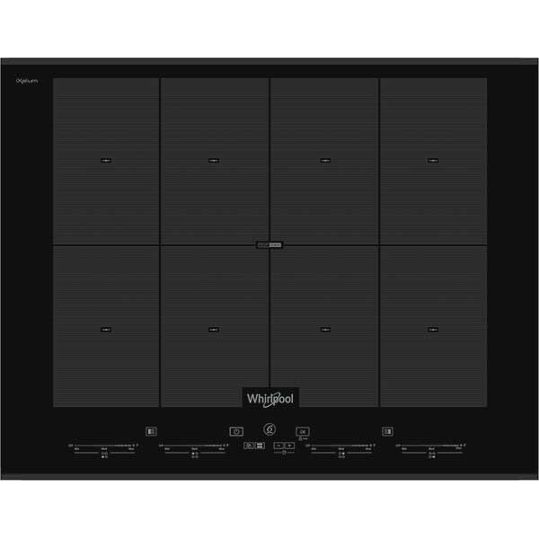 Plita incorporabila WHIRLPOOL SMO 658C/BT/IXL, Inductie, 8 arzatoare, negru