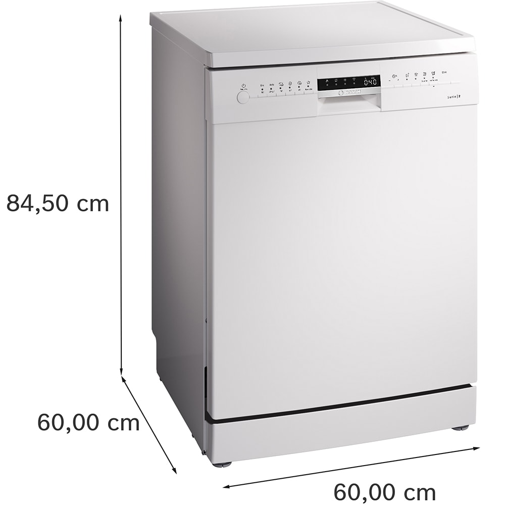 Masina de spalat vase independenta BOSCH SMS2ITW66E, 12 seturi, 6 programe, 60 cm, Clasa D, Wi-Fi, alb