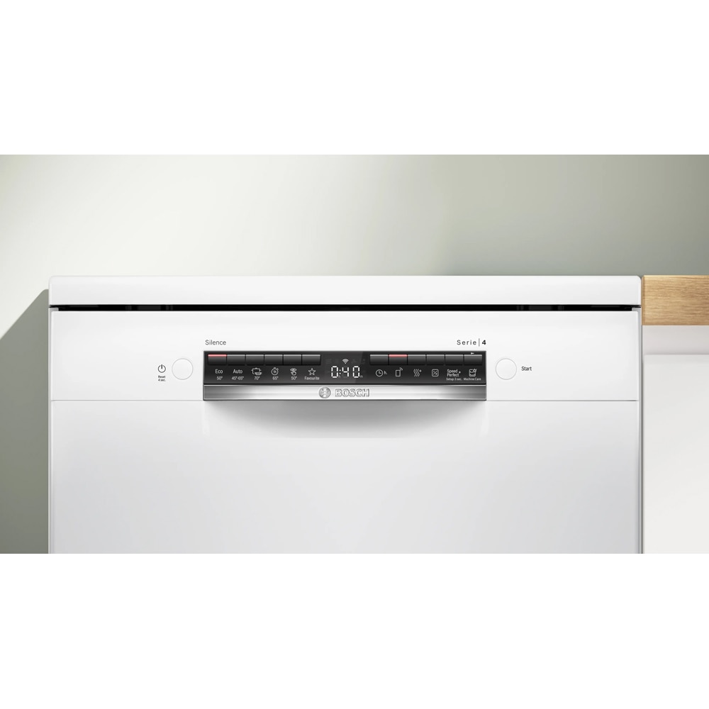 Masina de spalat vase independenta BOSCH SMS4HTW16E, 13 seturi, 6 programe, 60 cm, Clasa C, Wi-Fi, alb
