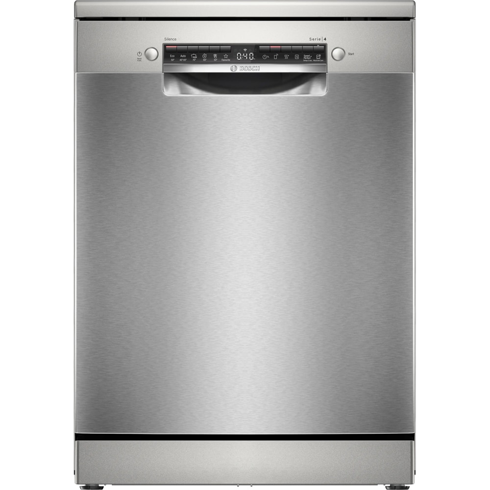 Masina de spalat vase independenta BOSCH SMS4HVI14E, 14 seturi, 6 programe, 60 cm, Clasa C, inox anti-amprenta