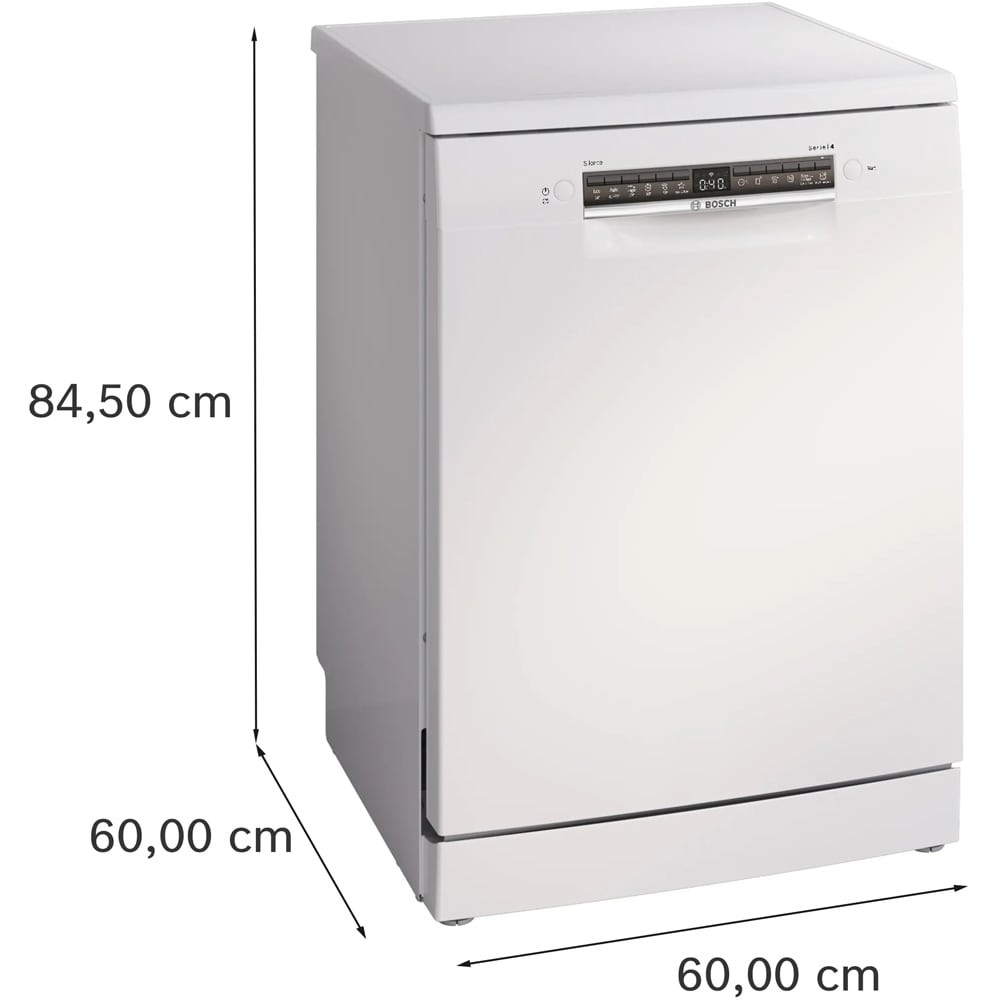 Masina de spalat vase independenta BOSCH SMS4HVW14E, 14 seturi, 6 programe, 60 cm, Clasa C, Wi-Fi, alb