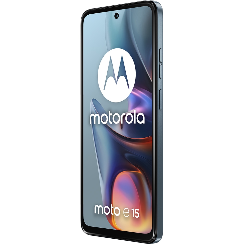 Telefon MOTOROLA Moto E15, 64GB, 2GB RAM, Dual-Sim, Misty Blue