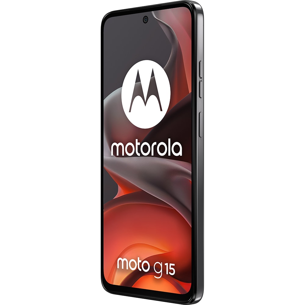 Telefon MOTOROLA Moto G15, 128GB, 8GB RAM, Dual SIM, Gravity Grey