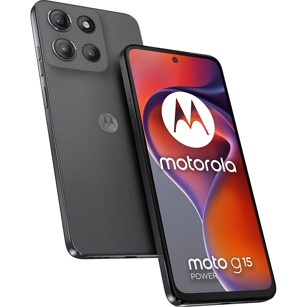 Telefon MOTOROLA Moto G15 Power, 256GB, 8GB RAM, Dual-Sim, Gravity Grey