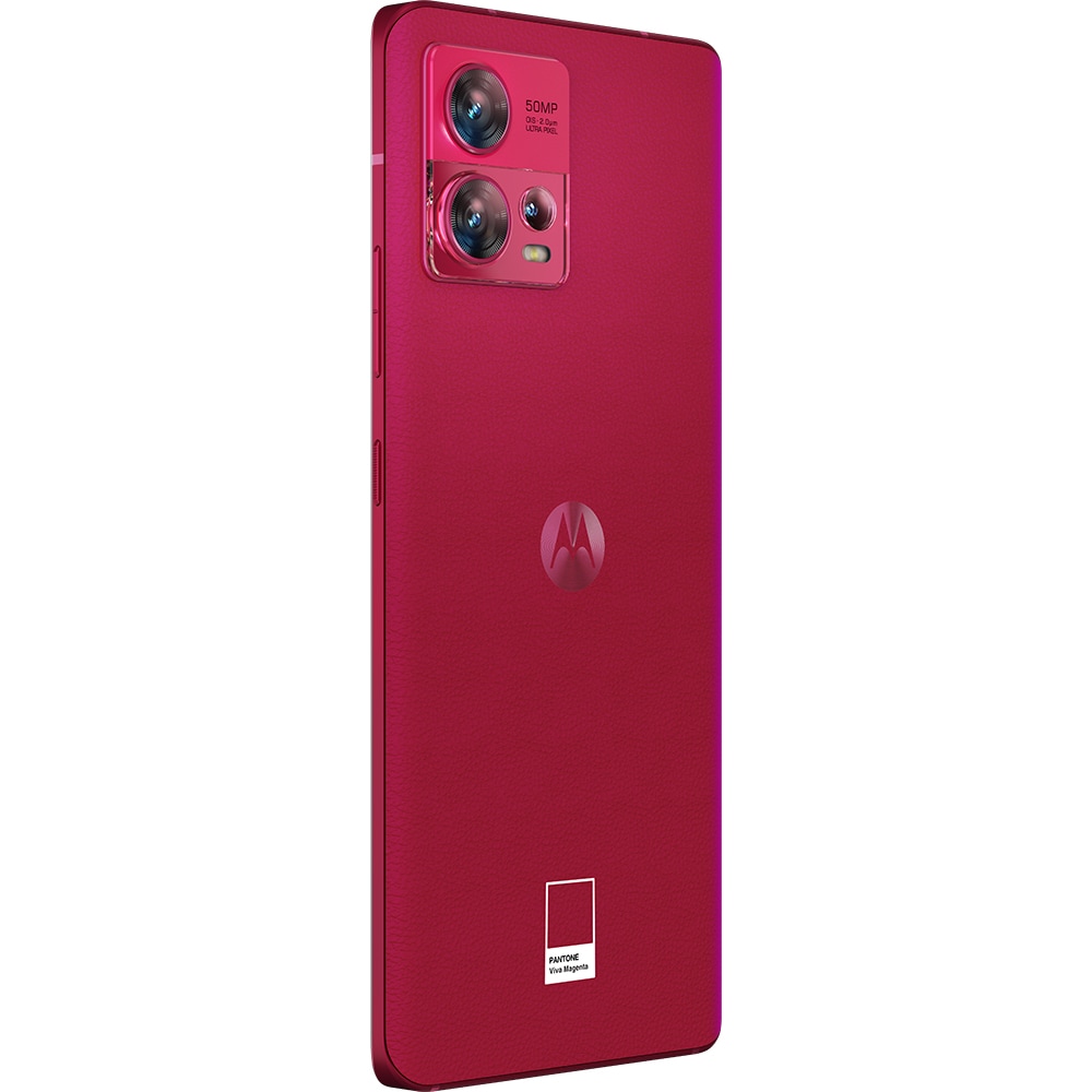 Telefon MOTOROLA Edge 30 Fusion 5G, 128GB, 8GB RAM, Dual SIM, Viva Magenta + Casti True Wireless Moto Buds 600 ANC