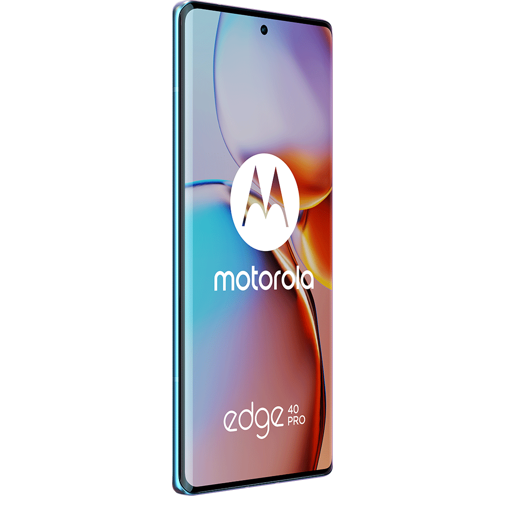 Telefon MOTOROLA Edge 40 Pro 5G, 256GB, 12GB RAM, Dual SIM, Lunar Blue
