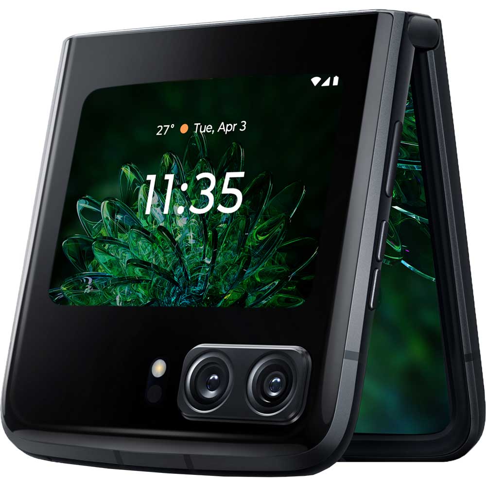 Telefon MOTOROLA Razr 2022 5G, 256GB, 8GB RAM, Dual SIM, Satin Black