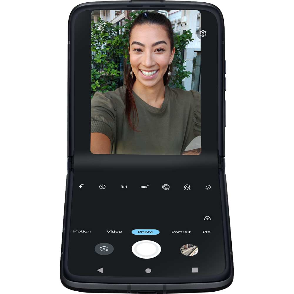 Telefon MOTOROLA Razr 2022 5G, 256GB, 8GB RAM, Dual SIM, Satin Black