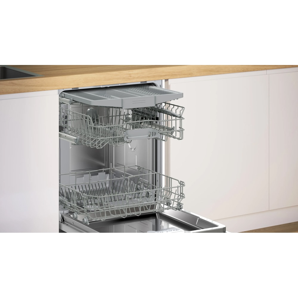 Masina de spalat vase incorporabila BOSCH SMV4HVX12E, 14 seturi, 6 programe, 60 cm, Clasa C, panou comanda inox