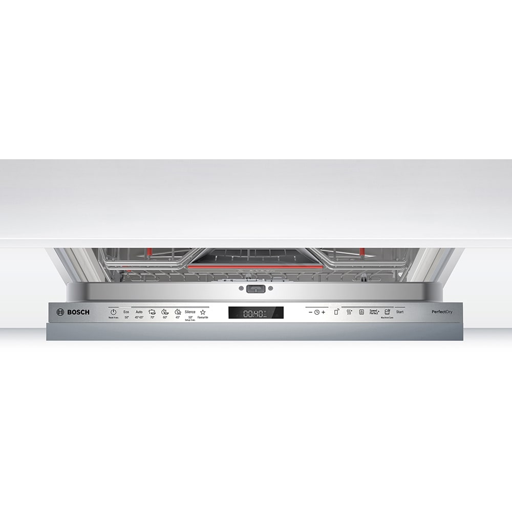 Masina de spalat vase incorporabila BOSCH SMV6ZCX24E, 14 seturi, 6 programe, 60 cm, Clasa B, panou comanda inox