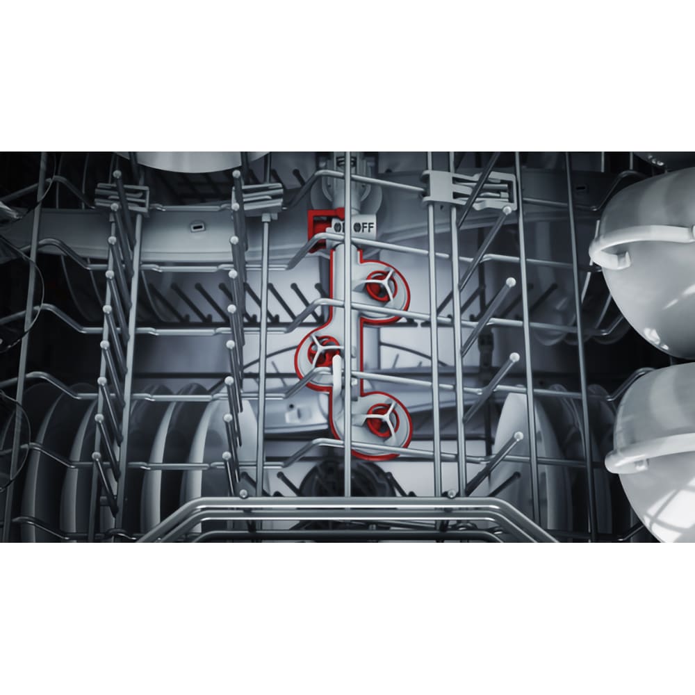 Masina de spalat vase incorporabila BOSCH SMV6ZCX24E, 14 seturi, 6 programe, 60 cm, Clasa B, panou comanda inox