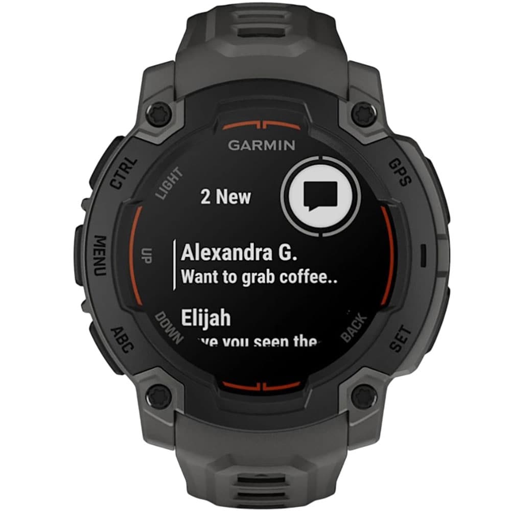 Smartwatch GARMIN Instinct E, 45 mm, GPS, Android/iOS, silicon, Charcoal