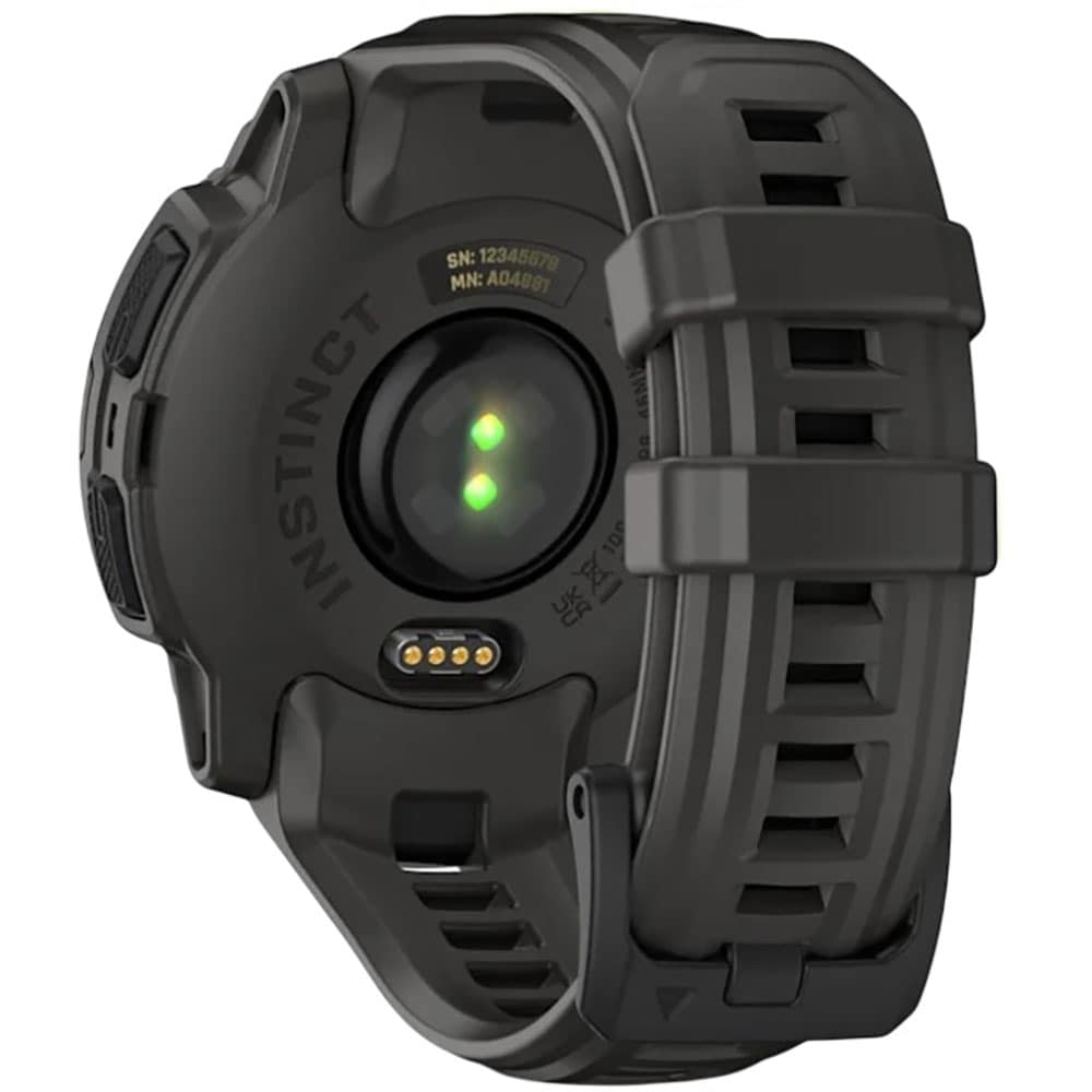 Smartwatch GARMIN Instinct E, 45 mm, GPS, Android/iOS, silicon, Charcoal