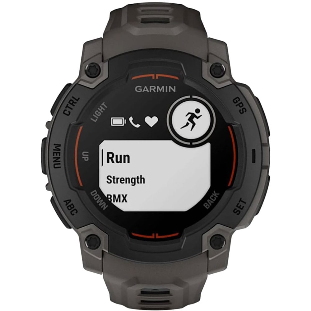 Smartwatch GARMIN Instinct E, 45 mm, GPS, Android/iOS, silicon, Charcoal
