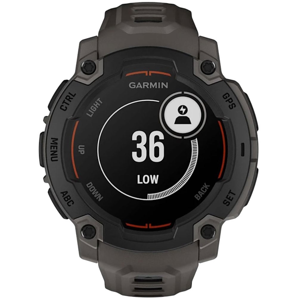 Smartwatch GARMIN Instinct E, 45 mm, GPS, Android/iOS, silicon, Charcoal
