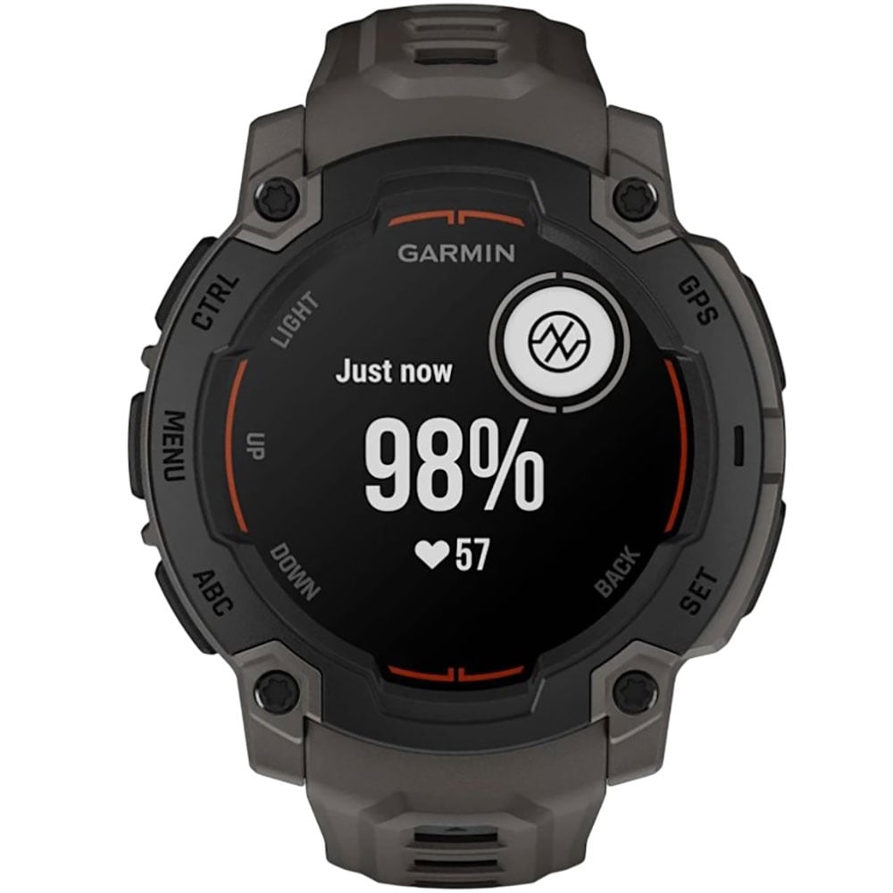Smartwatch GARMIN Instinct E, 45 mm, GPS, Android/iOS, silicon, Charcoal