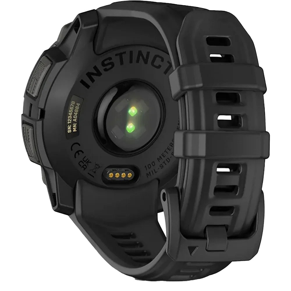 Smartwatch GARMIN Instinct 3, 45mm, GPS, Android/iOS, silicon, Negru