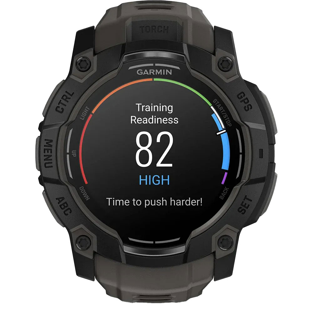 Smartwatch GARMIN Instinct 3, 50mm, GPS, Android/iOS, silicon, Charcoal