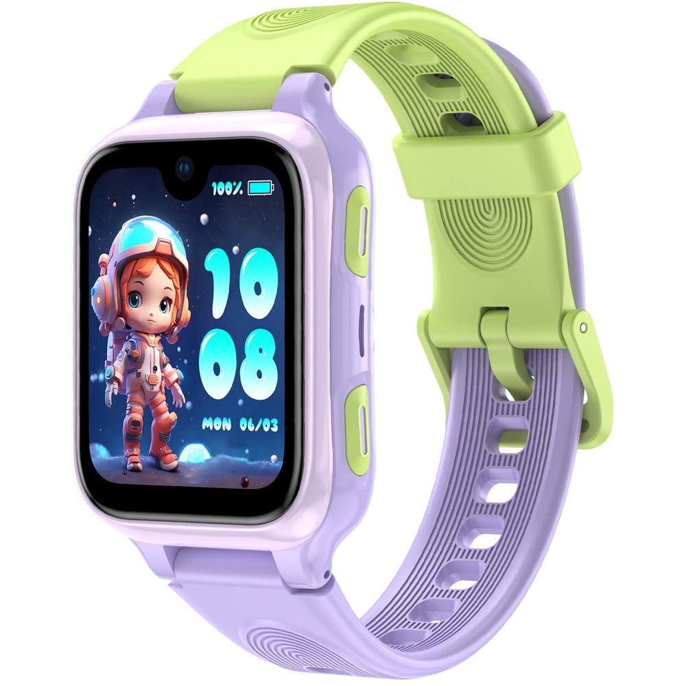 Smartwatch pentru copii LAGENIO K9, Android/iOS, GPS, mov