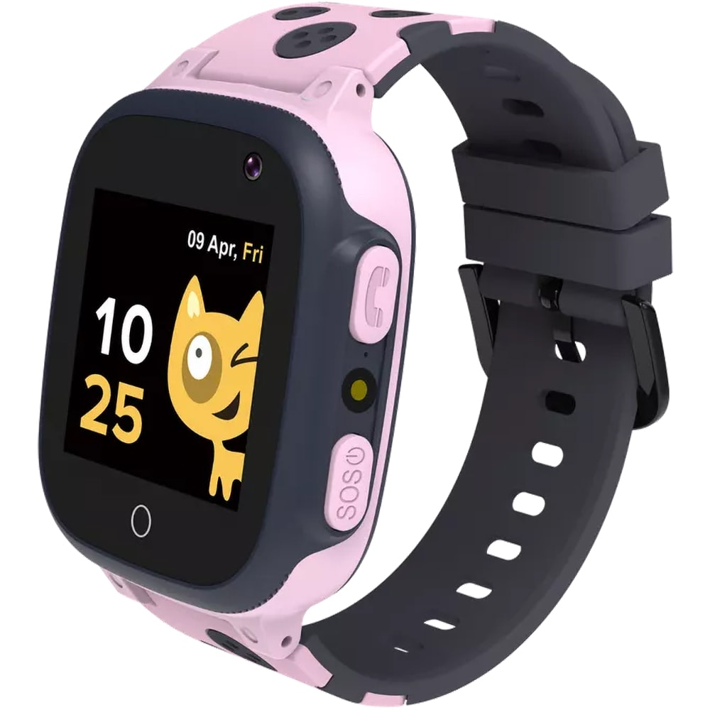 Smartwatch pentru copii CANYON Sandy KW-34, GPS, Android/iOS, silicon, roz
