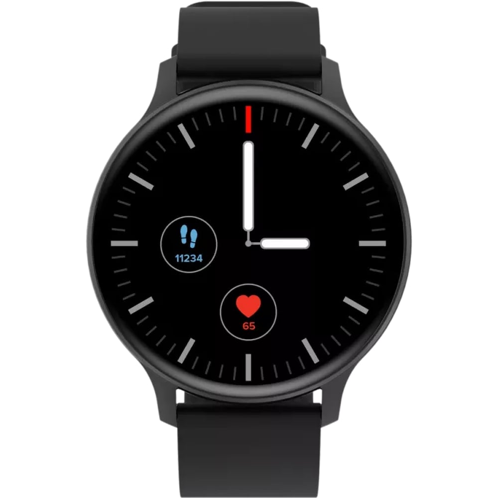 Smartwatch CANYON Badian SW68, Android/iOS, silicon, negru
