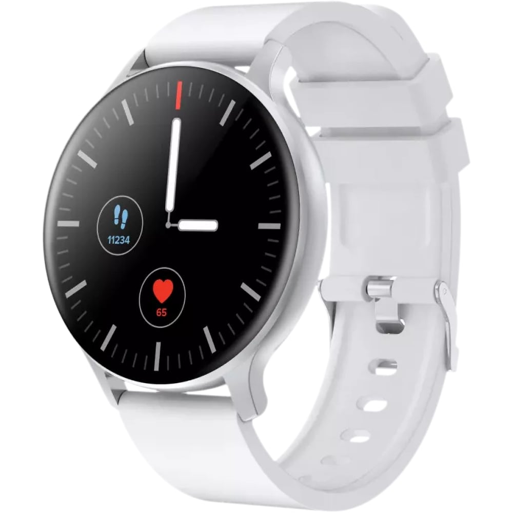 Smartwatch CANYON Badian SW68, Android/iOS, silicon, argintiu