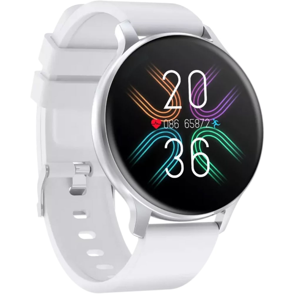 Smartwatch CANYON Badian SW68, Android/iOS, silicon, argintiu
